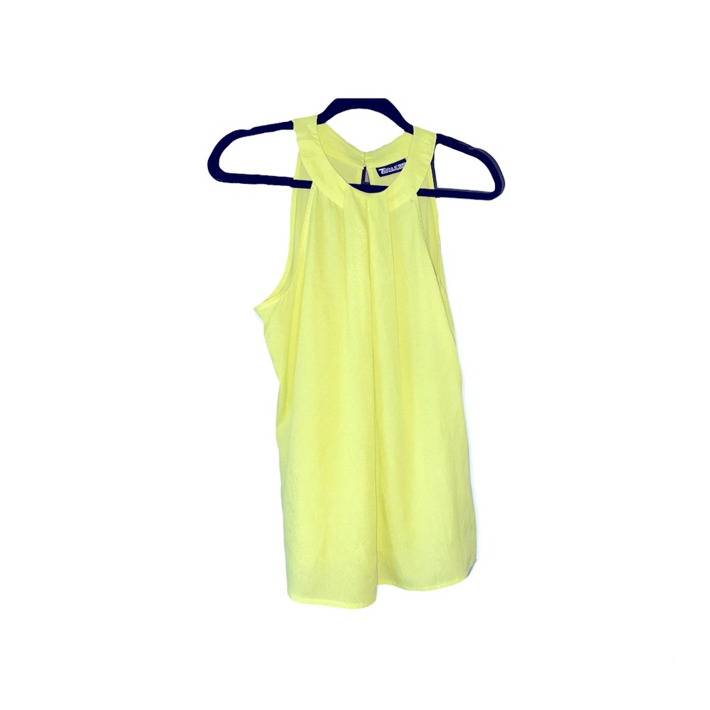 New York and Company Sleeveless Blouse Small Halter-Neck